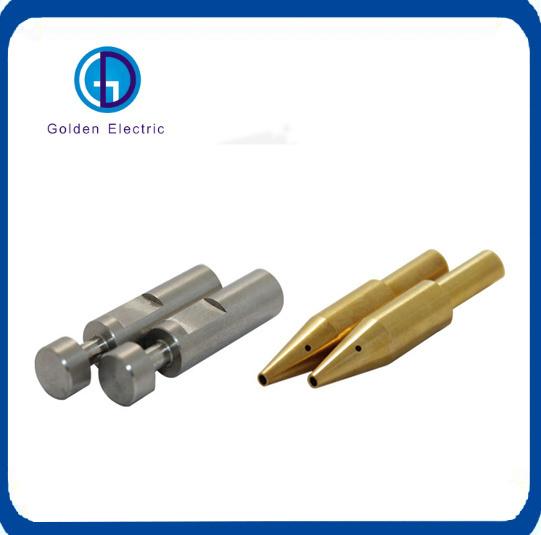 CNC Small Brass Double Threaded 20mm Metal Pin Shaft Price Carbon Steel Custom Round Shaft Precision 304 Stainless Steel Shaft