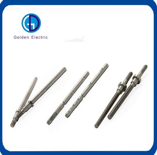 CNC Small Brass Double Threaded 20mm Metal Pin Shaft Price Carbon Steel Custom Round Shaft Precision 304 Stainless Steel Shaft