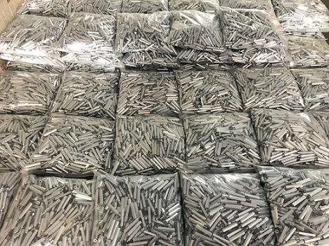 CNC Small Brass Double Threaded 20mm Metal Pin Shaft Price Carbon Steel Custom Round Shaft Precision 304 Stainless Steel Shaft
