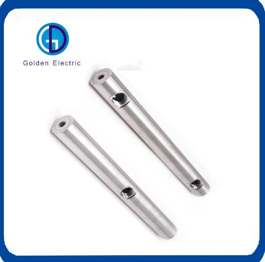 China Customized Fastener Semi-Tubular Shaft Stainless Steel Brass Metal Shaft Thread Motor Flexible Shaft