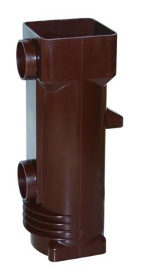 China Brown Color Epoxy Resin Cast Insulators Insulation Tube 3150A 12kV 563mm Length for sale