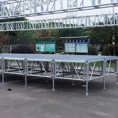 China Sale aluminum frame stage with plywood platform ,outdoor concert stage sale High quality aluminum mobile stage for sale