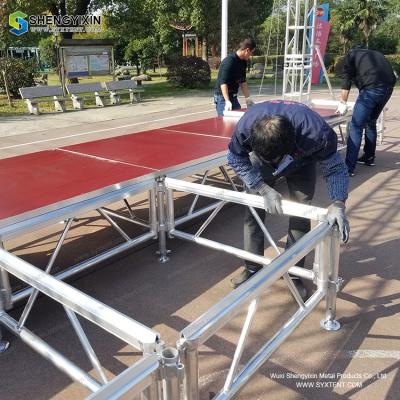 China Outdoor adjustable performance event stages for sale ,portable aluminium party concert mobile stage platform for sale