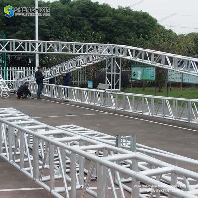 China top quality 400*400mm aluminum stage frame truss structure/event lighting spigot dj truss/used aluminum truss for sale