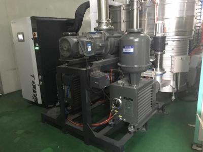 China 2200 m³/h Oil Sealed Vacuum Pump System for Coating JZ600-2H Model Green Color for sale