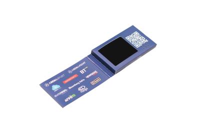 중국 2.4인치 LCD 비디오 폴더, 128MB 메모리 탑재, 시장 비즈 카드 크기 비디오 카드 판매용
