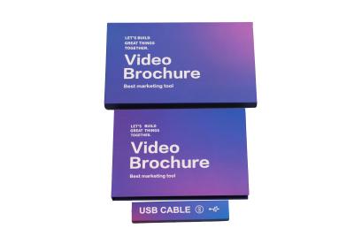 Китай Видео-открытка с видеосообщением и кабелем USB для подключения продается