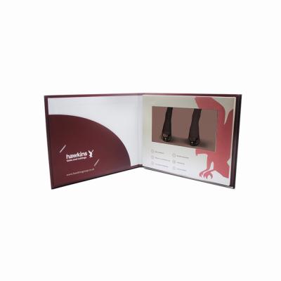 China 7inch TFT Panel Video Brochure Business Card With LCD Screen for sale