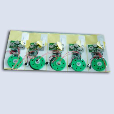 China PCB Recordable Push Button Sound Module For Musical Card ODM ROHS Certificates for sale