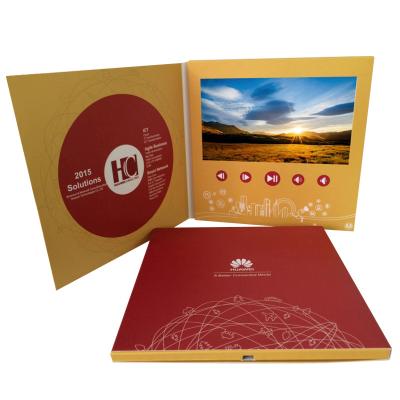 China Folhetos de mercado do vídeo de cor completa com definição da memória 1024×600 do painel LCD 256MB à venda