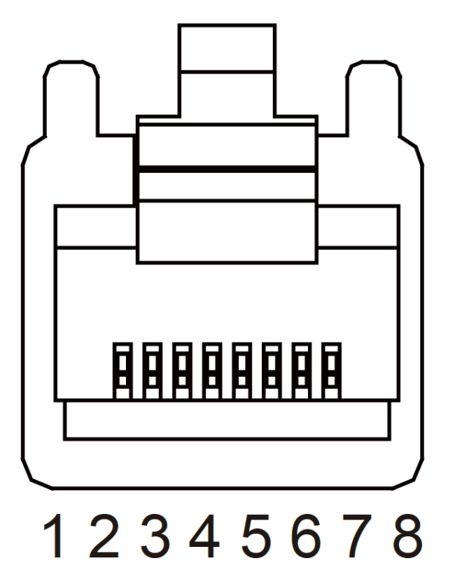 RJ45 Pin Assignment Diagram