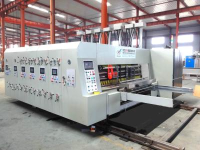 China HUAYU-B series automatic flexo printer slotter（die cutter）stacker machine for sale
