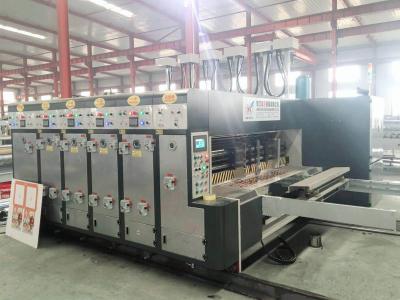 China HUAYU-C series automatic flexo printer slotter（die cutter）stacker machine for sale