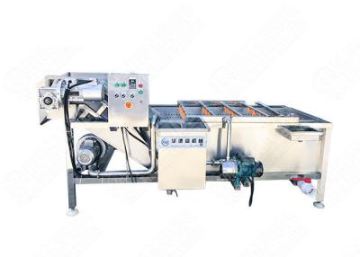China Adjustable Speed 490mm Vegetable And Fruit Washing Machine for sale