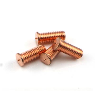 China M5-M64 Solid Spot Weld Screws And Fasteners Copper Flat Head Rivet Screw for sale