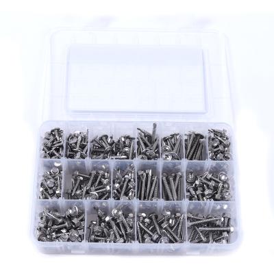 China Stainless Steel Self Drilling TEK Screws Wafer Head Self Tapping Screw for sale