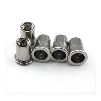 China GB17880.5 Stainless Steel Rivnut Insert Blind Rivet Nut Flat Head Riveted Nuts for sale