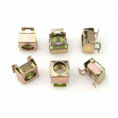 China 4.8 A2-70 A4-80 Rack Mount Cage Nuts Square Lock Castle Nuts Weld Nut For Furniture for sale