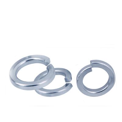China DIN127 Metric Blue-White Zinc Spring Lock Washers With Square Ends for sale