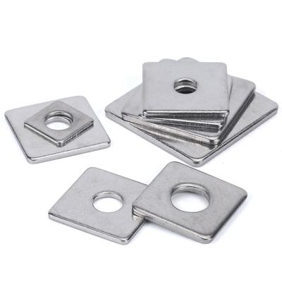 China Stainless Steel Square Plate Washers OEM Galvanized Large Metal Square Washers for sale