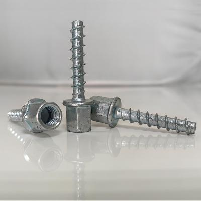 China Zinc Finish M10 Self Tapping Concrete Anchor Bolts For Inner Hanger And Concrete Block for sale