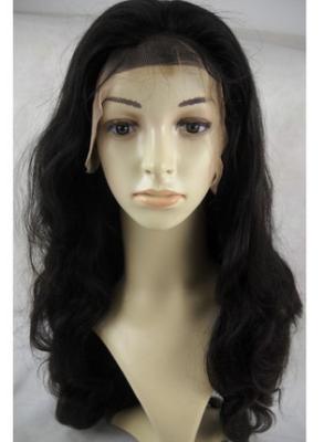 Китай Курчавые парики Браун человеческих волос шнурка Глуэлесс полные 12