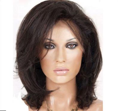 China Colored 100% Remy Lace Front Wigs Human Hair 12 Inch - 28 Inch Length for sale
