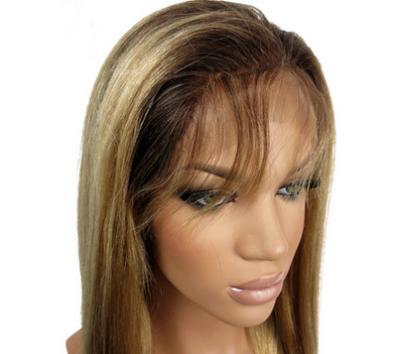 China 7A Grade Loose Wave Glueless Straight Human Hair Wig For Black Women for sale