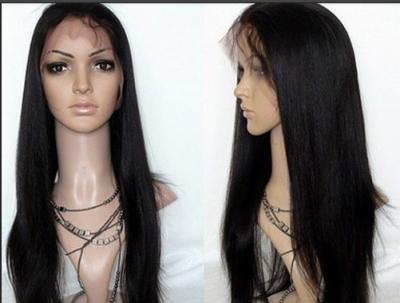 China Smooth And Luster Natural Human Hair Front Lace Wigs For Women for sale