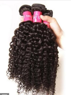 China 18 Or 20 Inch Brazilian Curly Human Hair Extensions Dyed And Bleached for sale