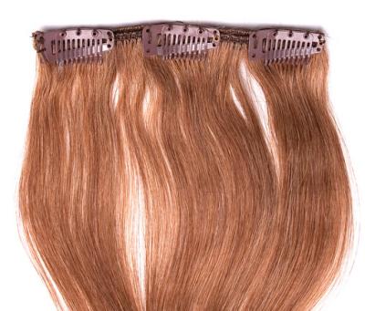 China Long 26'' 28'' 30'' 4# Clip In Virgin European Hair Extensions / long clip in hair extensions for sale