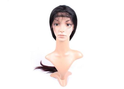 China Unprocessed 100% Indian Full Lace Human Hair Wigs Straight With Baby Hair for sale