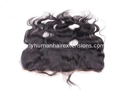 China Pelo frontal de Remy del pelo de los Peruvian del cierre el 100% de la cutícula de la Virgen del frente del cordón de las pelucas llenas del cabello humano en venta