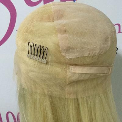 China 613 Blonde Pre Bonded Hair Extensions Transparent Full Lace Wigs Straight For Women for sale