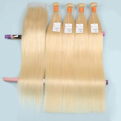 China Custom Tangle Free Blond Full Lace Human Hair Wigs 100%  Remy Virgin Hair Fringe Wig for sale