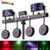 China 4pcs 12x1w RGBW Led Par laser derby strobe bar stage lighting with stand for party equipment for sale