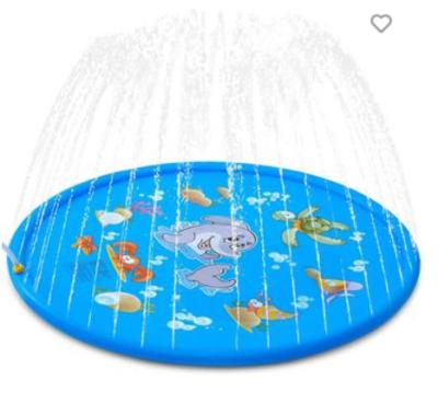 China Children's inflatable sprinkler splash proof pad inflatable water game pad for sale