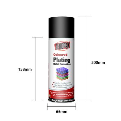 China Coloured Zinc Metal Protection Spray Paint flexibility easy operation for sale