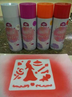 China Espray lavable no tóxico de la tiza, ajardinando la pintura de espray desprendible del agua del uso  en venta