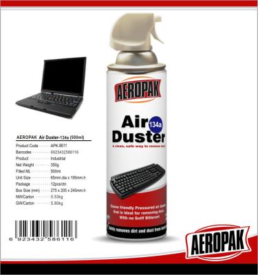 China Non Toxic Industrial Cleaning Products , Computer / Keyboard Air Duster Can for sale