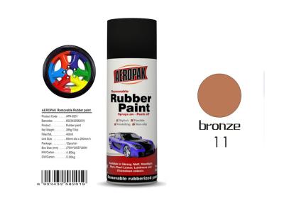 China Pearl Luster Bronze Removable Rubber Spray Paint For Wheel Coating APK-8201-11 for sale