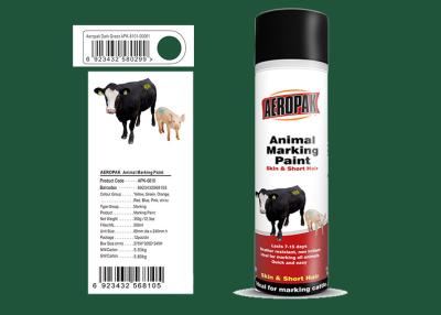 China Dark Green Color Marking Spray Paint , Animal Marking Paint  With REACH Certificate for sale