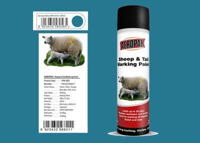 China Sheep And Tail Marking Spray Paint  Blue Color SGS Certification Easy To Use for sale