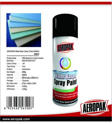 China AQ Water Based Color Aerosol Spray Paint 400ml Low VOC Coatings Eco - Friendly for sale