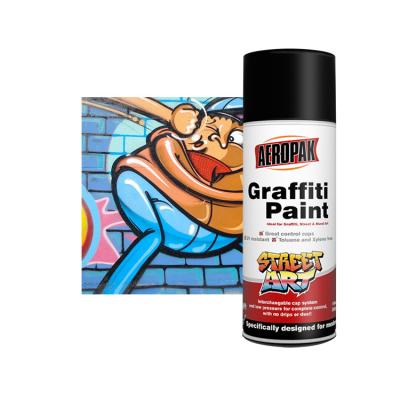 China MSDS LPG 400ml Graffiti Marking Spray Paint Acrylic Aeropak for sale