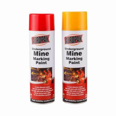China Underground Mine Marking Spray Paint Non Flammable Highly Visible 500ml for sale