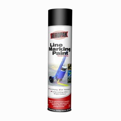 China Permanent Line Marking Spray Paint Fast Drying UV Resistant AEROPAK 500ml for sale
