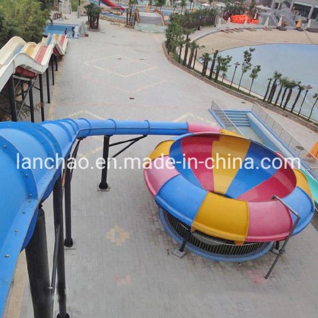Aqua Park Water Amusement Equipment Fiberglass Bowl Slide