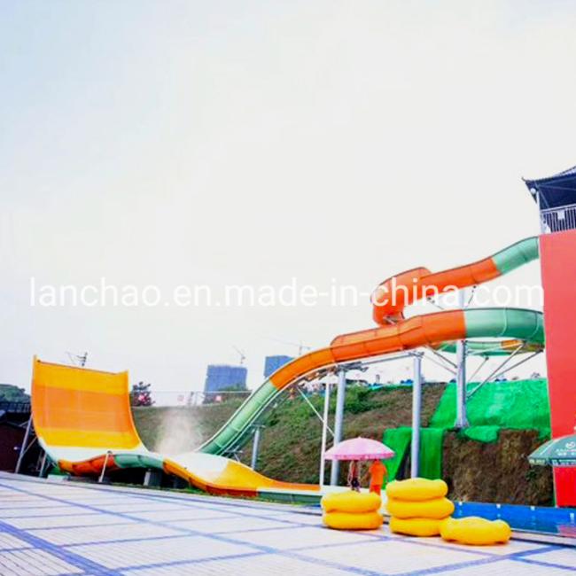Outdoor Water Playground Amusement Park Gyration Slides