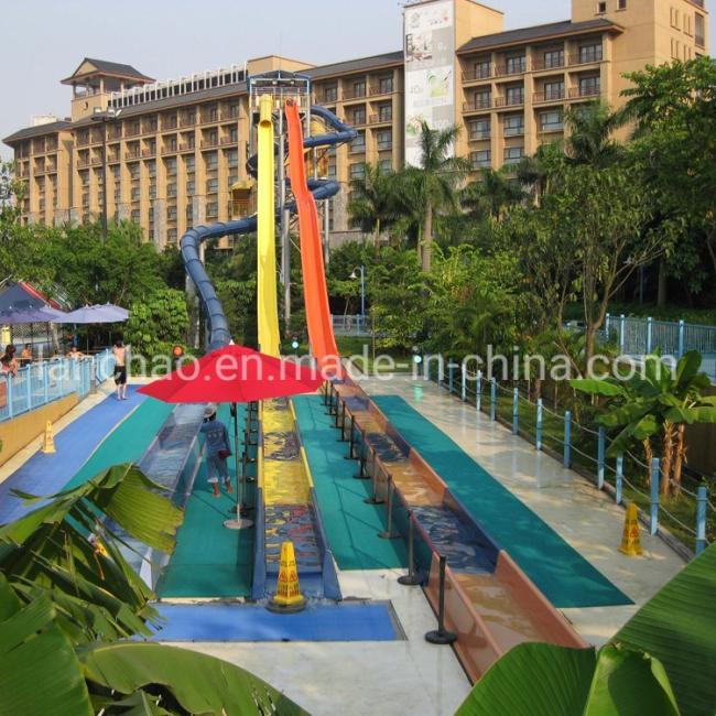 Fiberglass Water Park High Speed Water Body Slide